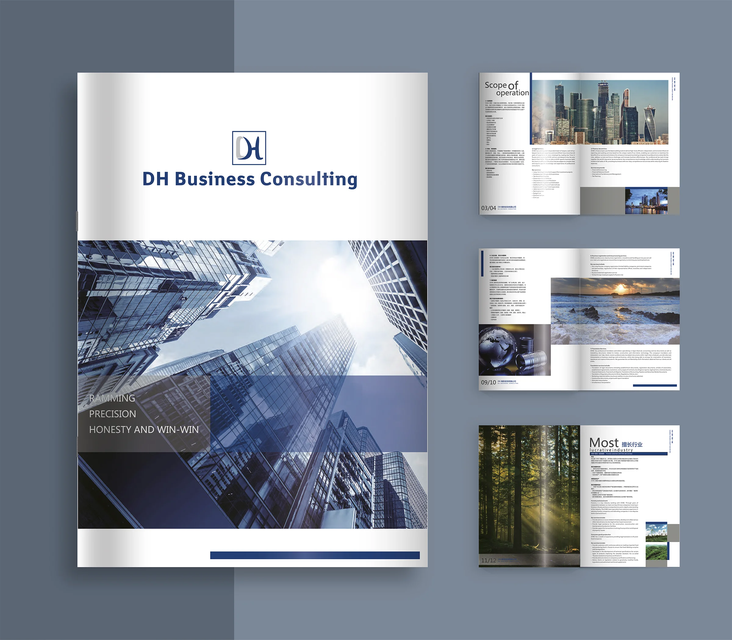 DH Project - Print Design for corporate materials