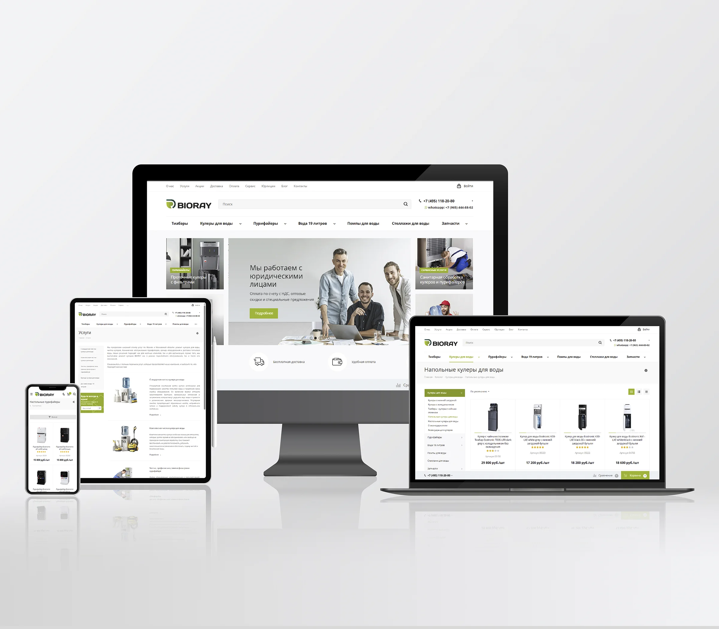 Bioray Website Design - Engaging and interactive design