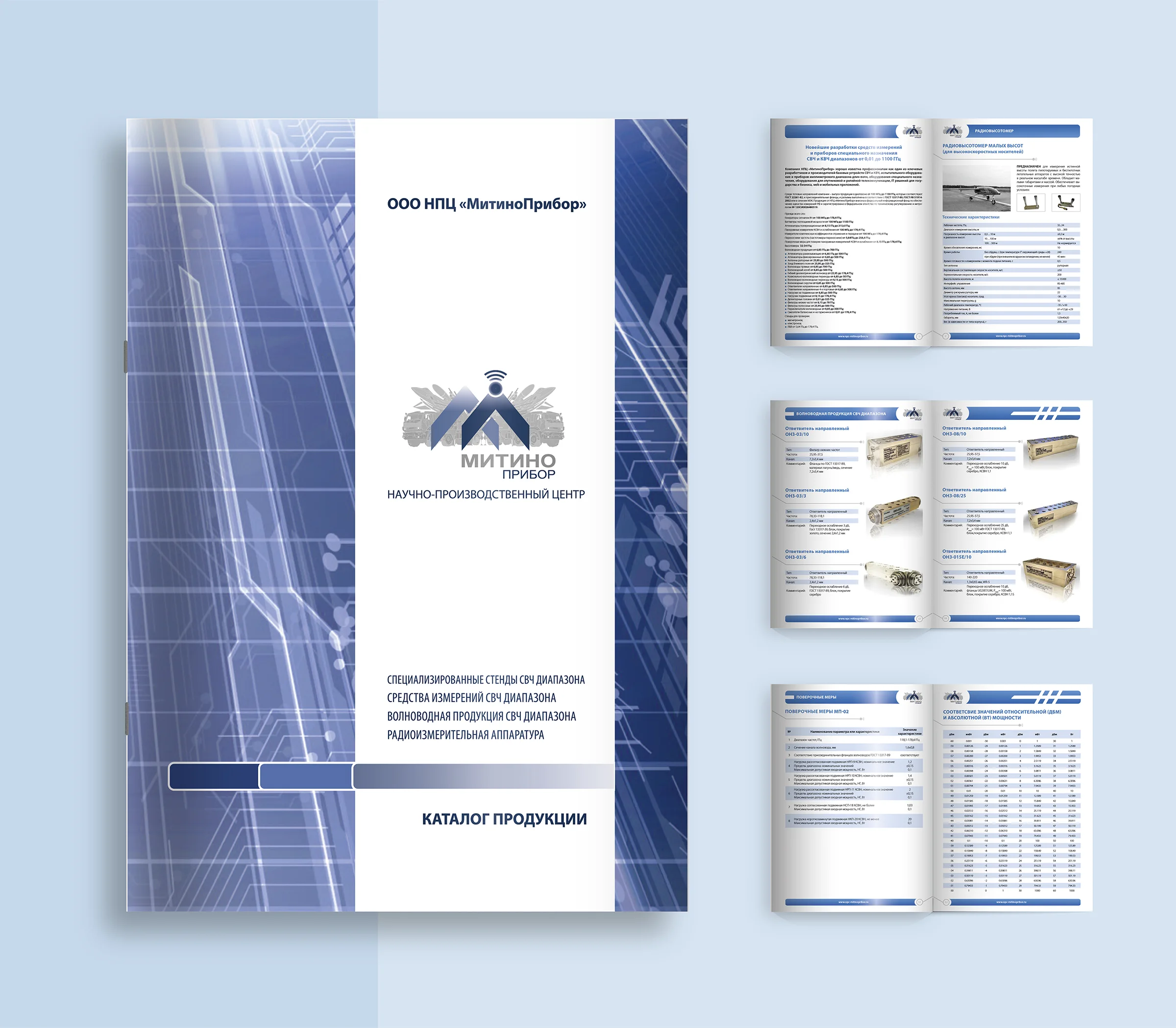 Mipribor Project - Print Design for product manuals