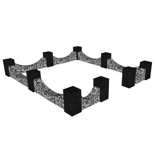 Цоколь гранитный С-36