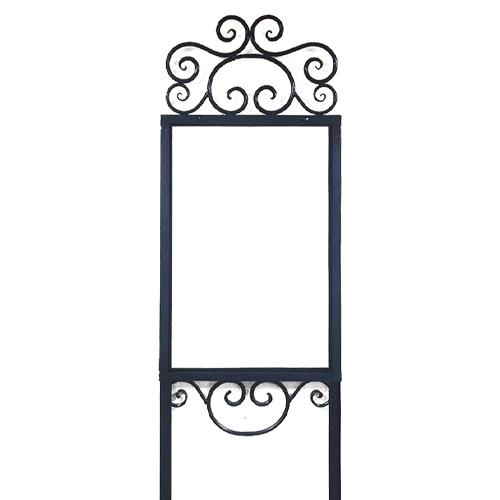 Рамка под гранитную плитку кованая вертикальная (арт. КИ-19)