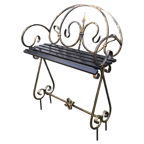 Лавка на кладбище со спинкой «Ода» (арт. КИ-13)