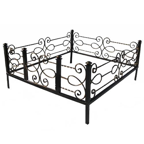 Ограда на кладбище кованая Соната КИ-63